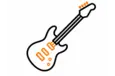 Aula de guitarra na Escola de Música Groove